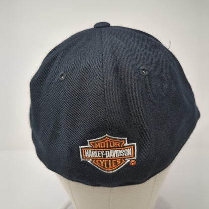 Harley-Davidson Motorcycles Fitted Baseball Cap Blue 7 1/2 American Needle