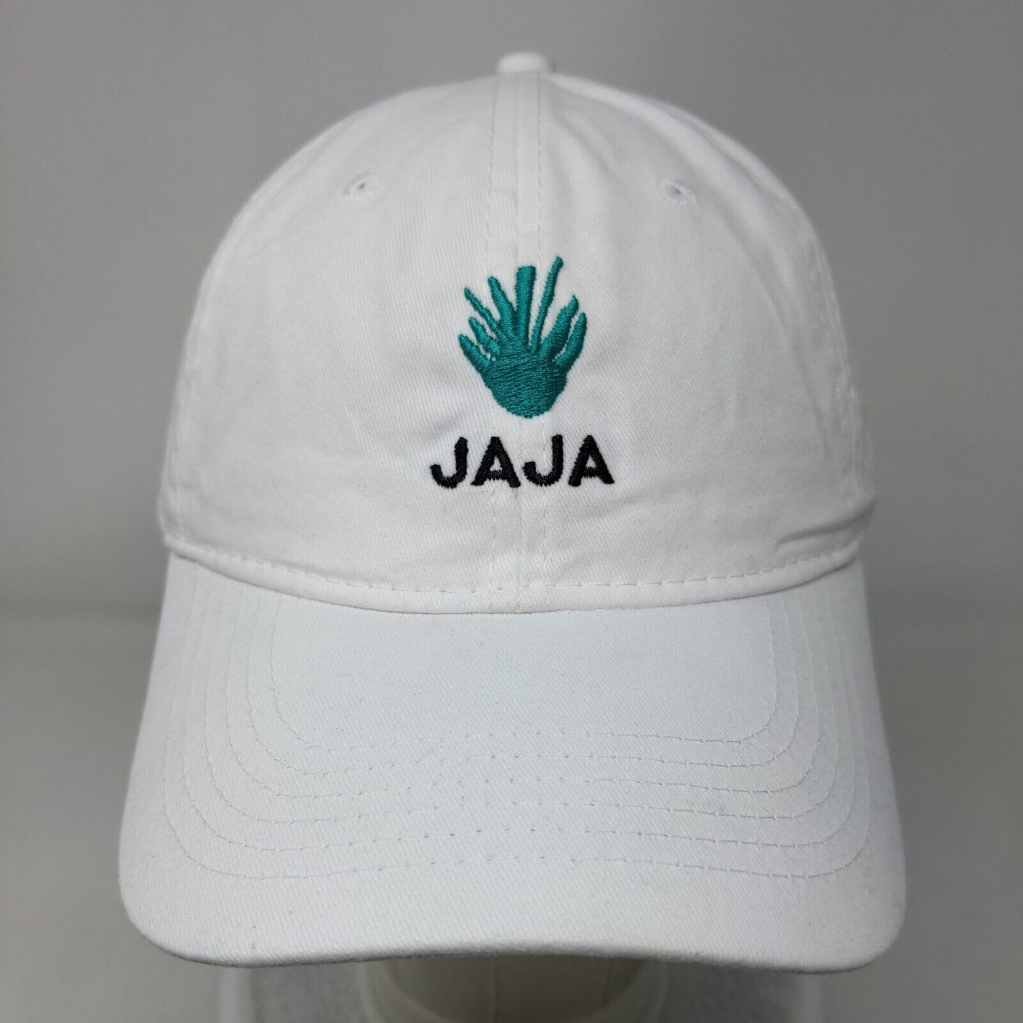 Ja Ja En Ingles Ha Ha Slideback Hat White One Size Port & Company