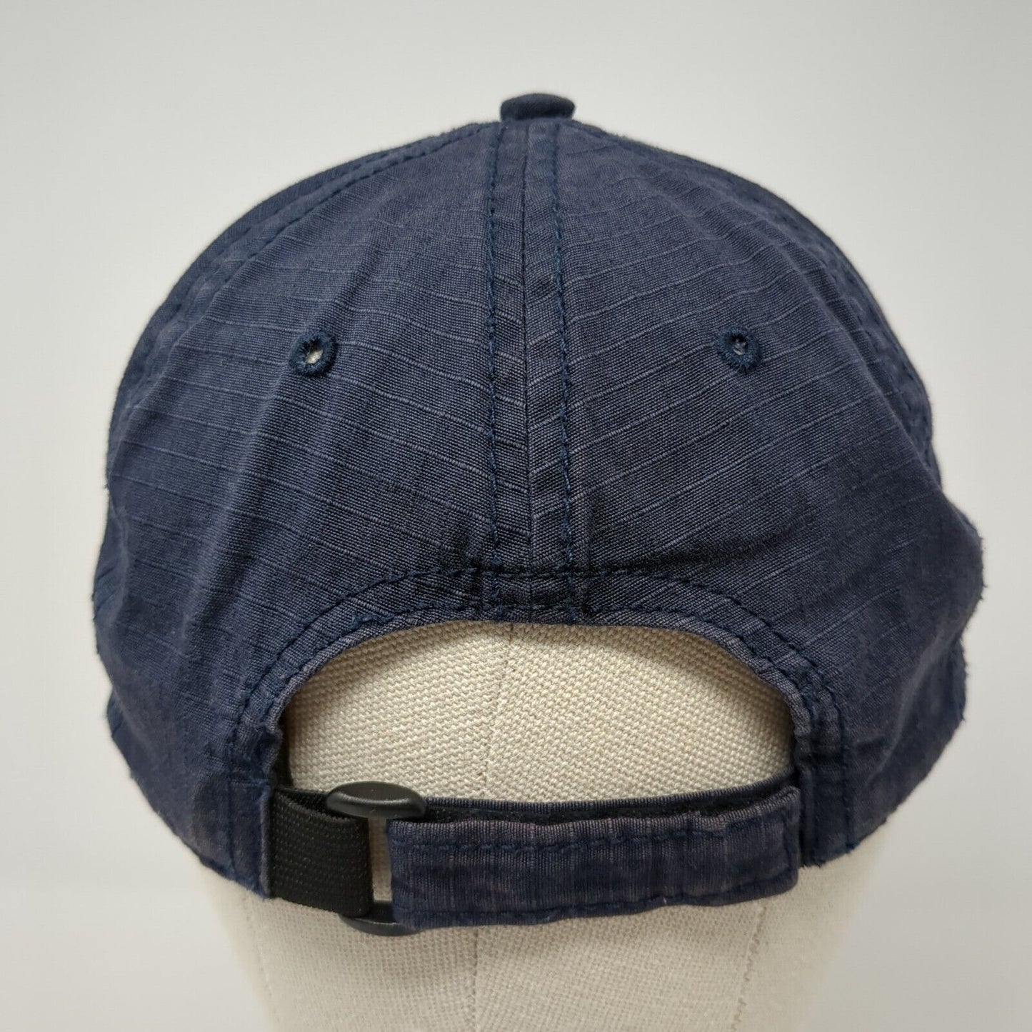 OC Headwear Strapback Hat Blue One Size Adjustable Solid 6 Panel Blank