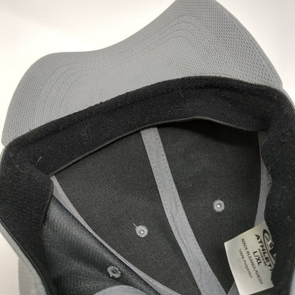 Athletic Works Fitted Hat Gray L/XL Lightweight Vented Holes 6 Panel Blank