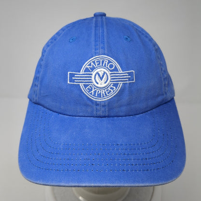 Metro Express Slideback Hat Blue One Size Embroidered Port Authority