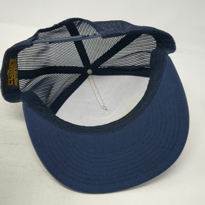 Yupoong Trucker Hat Blue Red White One Size Salty Rodeo Matthew 5:13 Snapback