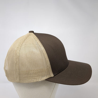 2024 Boise Trails Challenge Snapback Trucker Hat Brown One Size Mesh Back