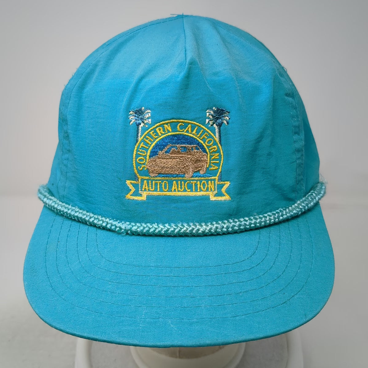 Designer Award Headwear Trucker Blue One Size Snapback Rope Hat Car Logo Cali