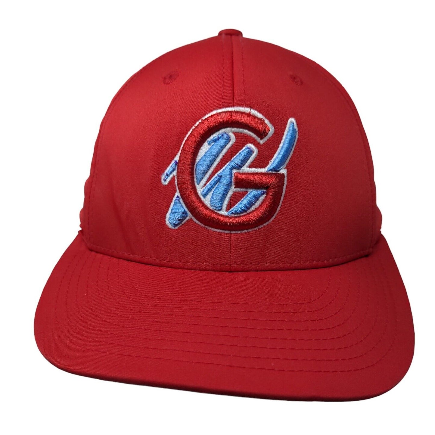 Richardson Men's Fitted Hat PTS 30 Red Size XS-S Embroidered G Logo