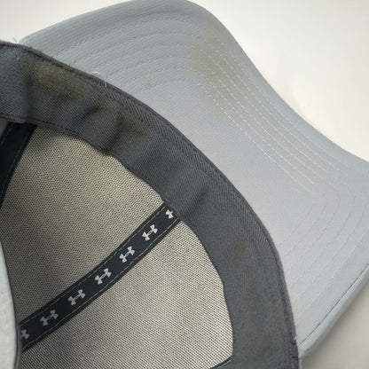 Under Armour Baseball Cap Gray Blue One Size USA Eagle Shield Strapback Hat