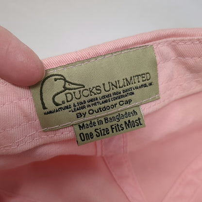 Outdoor Cap Ducks Unlimited Baseball Cap Pink One Size Strapback Embroidered