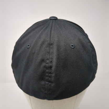 Defund Gun Control Fitted Hat Black L-XL Embroidered Flexfit Yupoong