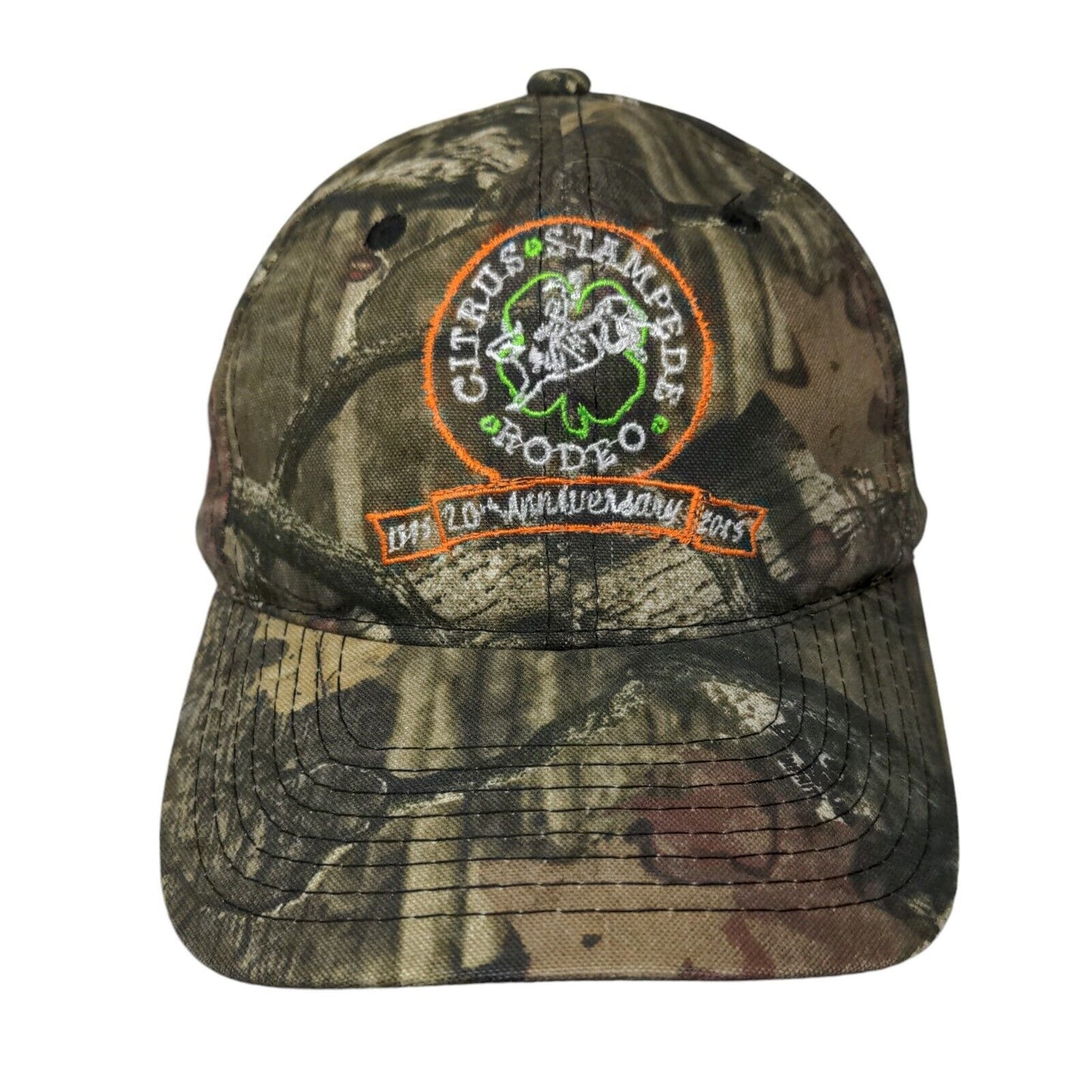 Citrus Stampede Rodeo 20th Anniversary Strapback Hat Camo OS Port Authority