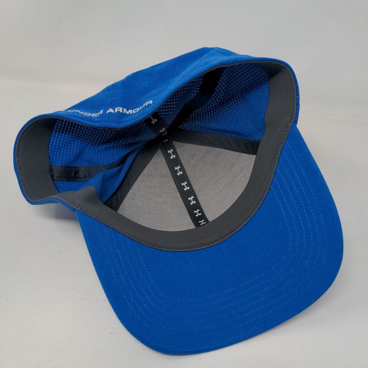 Under Armour Fitted Hat Blue L/XL Classic Fit Lightweight Breathable Polyester