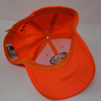 C-A-L Ranch Stores Strapback Hat Orange One Size Embroidered Fusion