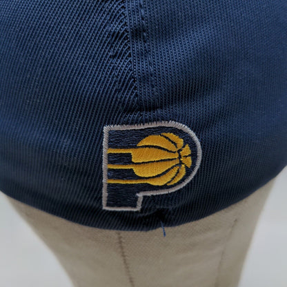 Reebok Boys Fitted Hat Blue White Embroidered Indiana Pacers Logo