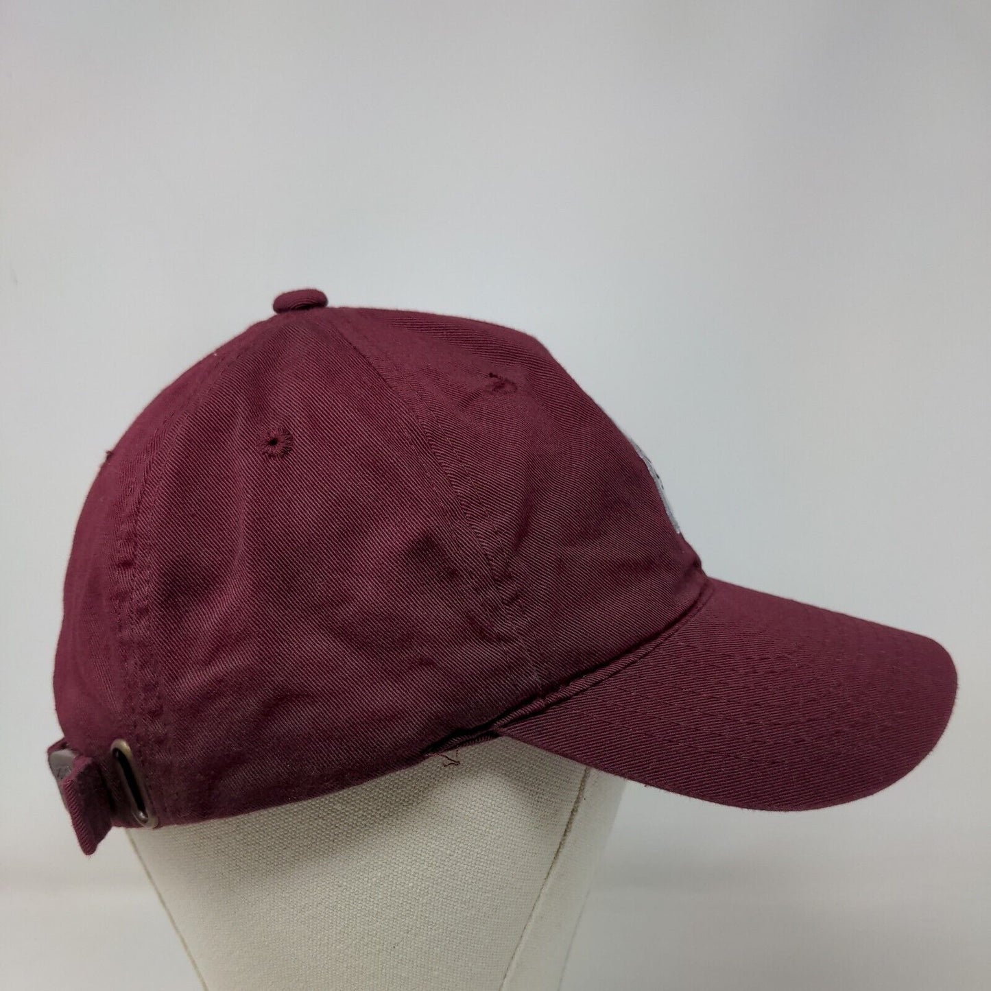 SCA Men's Slideback Hat Red OSFA Embroidered Mississippi State University Logo