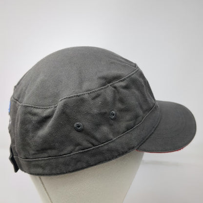 vie Army Cap Gray One Size Fox 9 KNIN-TV Media Strapback Cotton News Station Hat