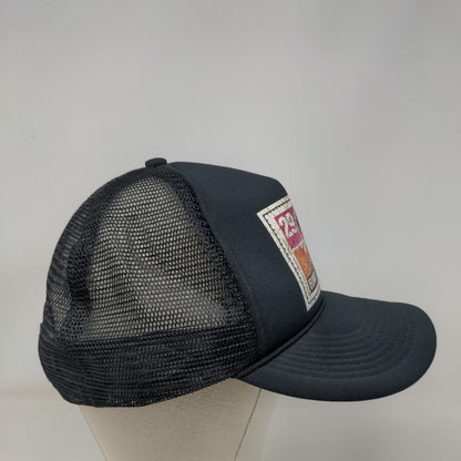 Elvis Presley Snapback Trucker Hat Black One Size Adjustable Mesh Back Rope