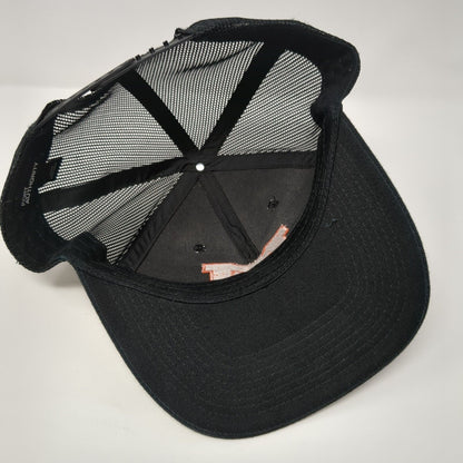 Letter M Snapback Mesh Back Trucker Hat Black OSFA Port Authority