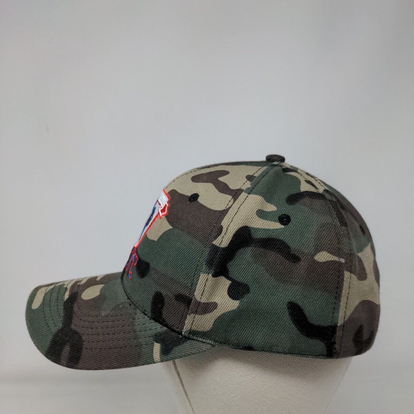 MFYC Snapback Hat Camouflage One Size Embroidered Vent Holes