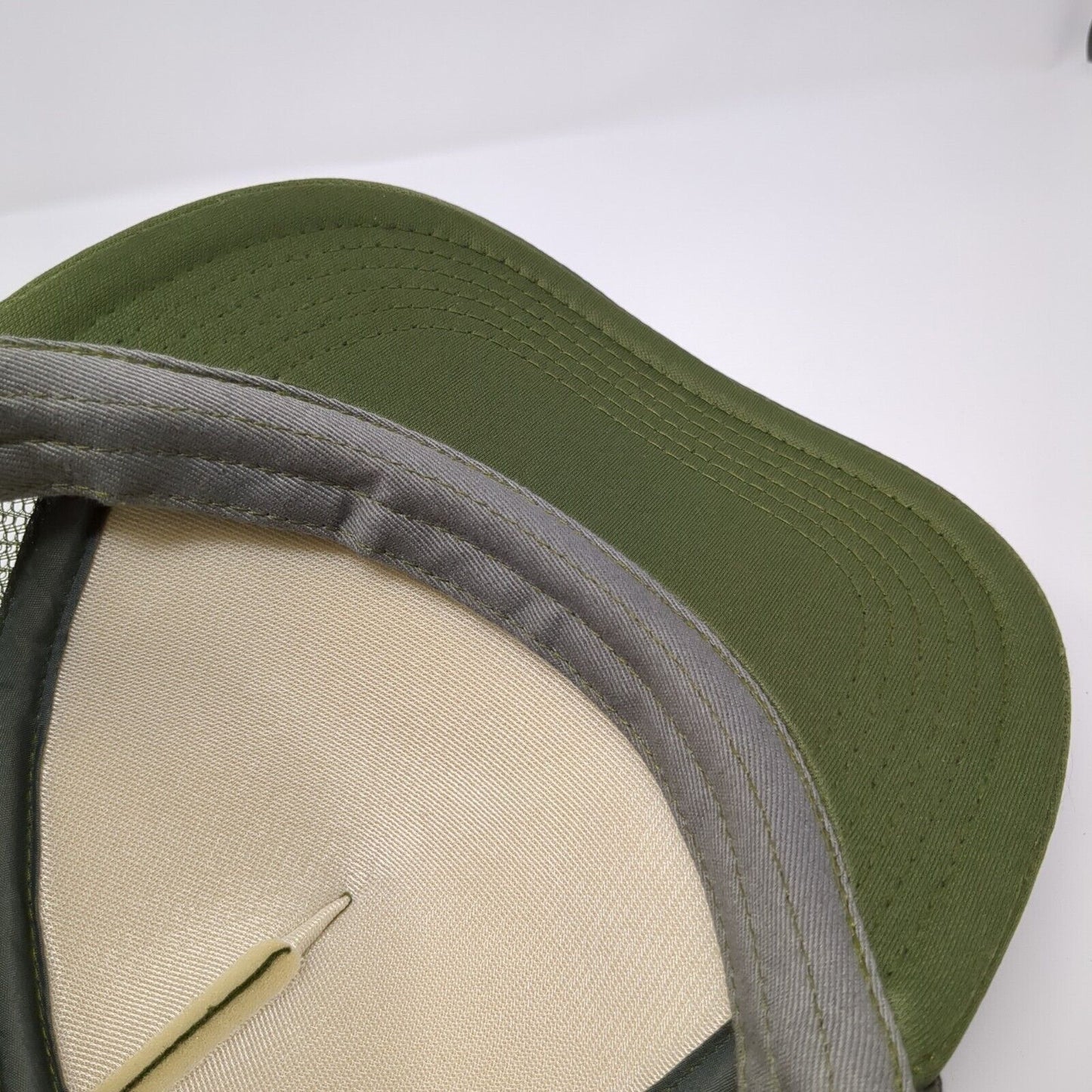 CORE Snapback Trucker Hat Green One Size Adjustable Mesh Back Rope Polyester