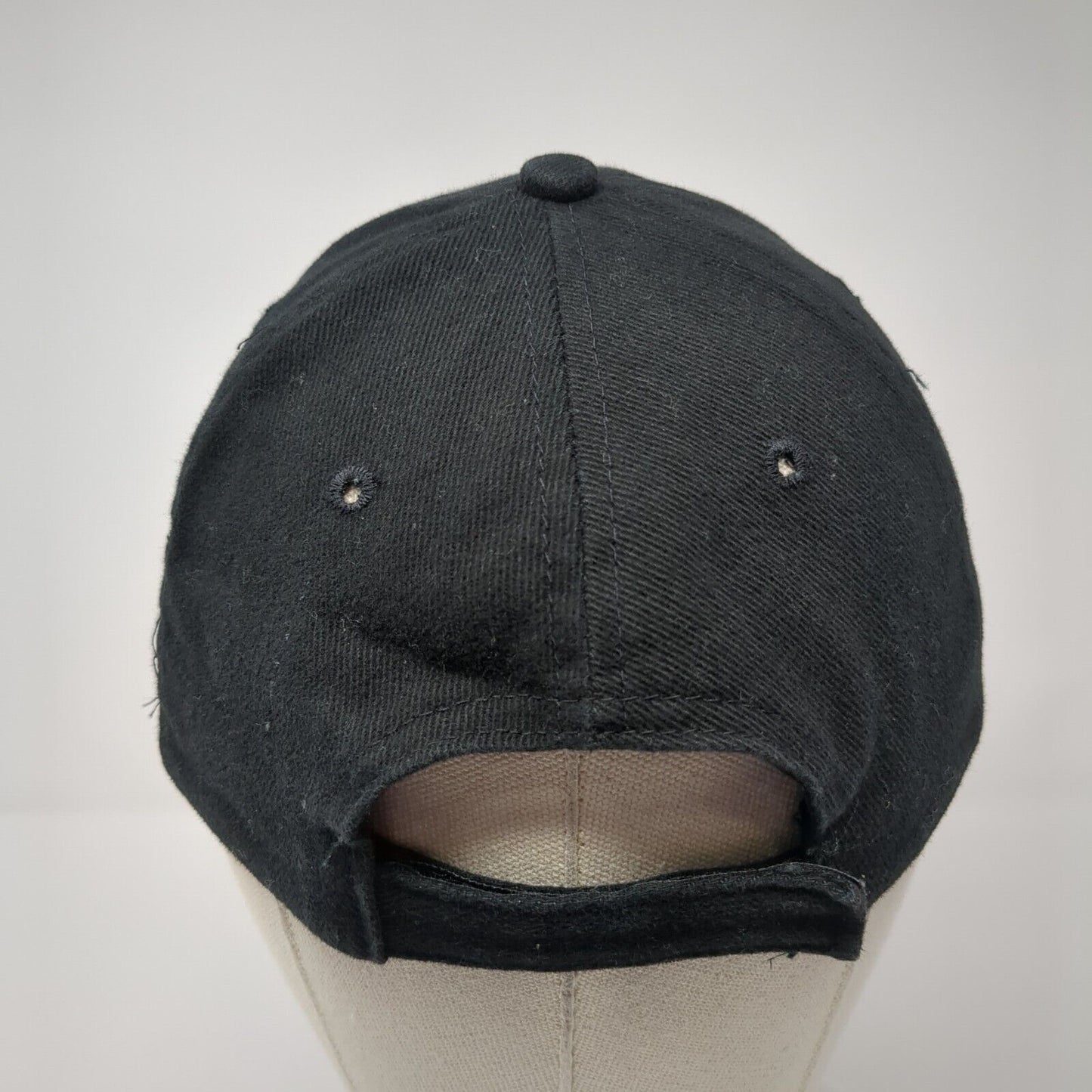 Hawaii Wave Palm Trees Strapback Hat Black One Size Adjustable 6 Panel