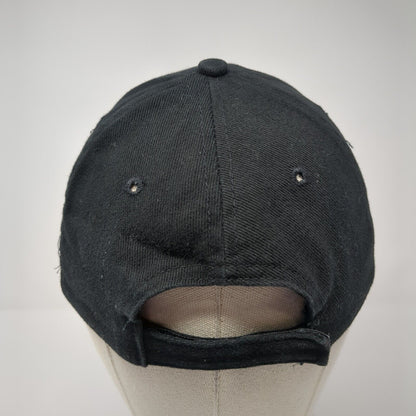 Hawaii Wave Palm Trees Strapback Hat Black One Size Adjustable 6 Panel