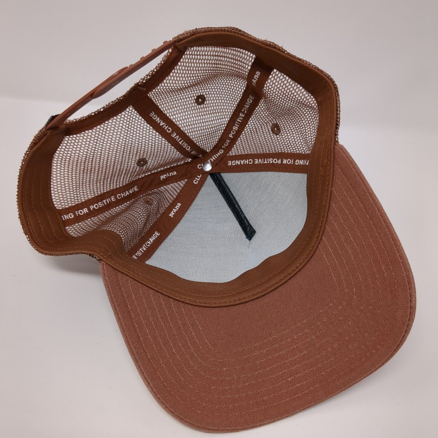 prAna Roots Studio Trucker Hat Multicolor One Size Mesh Back Geometric