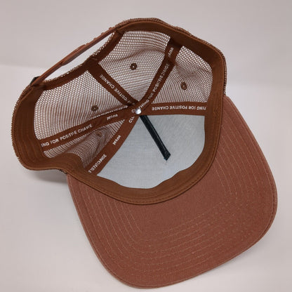 prAna Roots Studio Trucker Hat Multicolor One Size Mesh Back Geometric