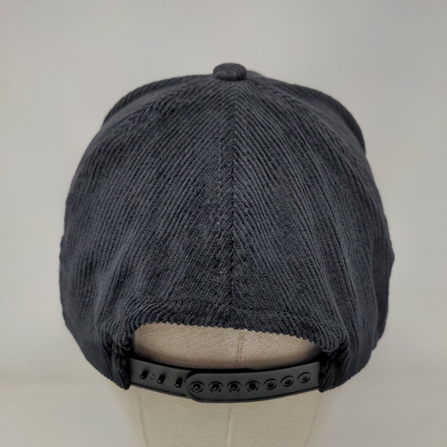 Alaska Polar Bear Snapback Hat Black One Size Corduroy Embroidered