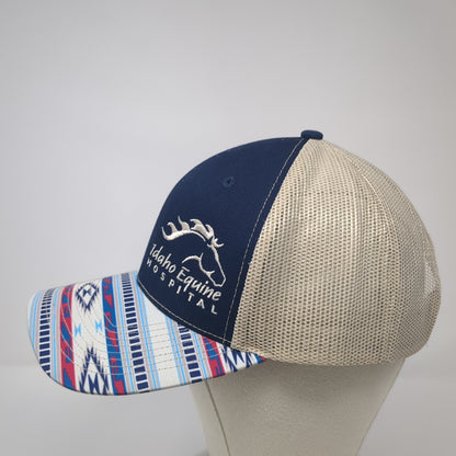 Idaho Equine Hospital Trucker Hat Multicolor OS Adjustable Aztec Outdoor Cap