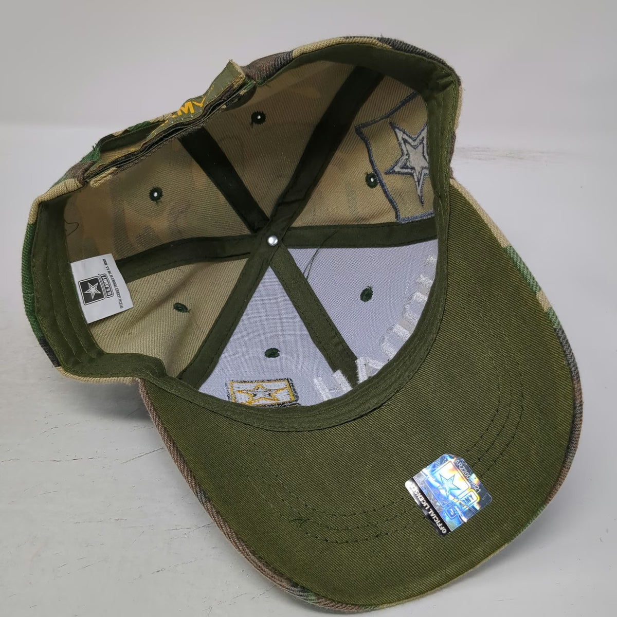 Kys Design U.S. Army HOOAH Camo Green Baseball Cap One Size Hat Licensed