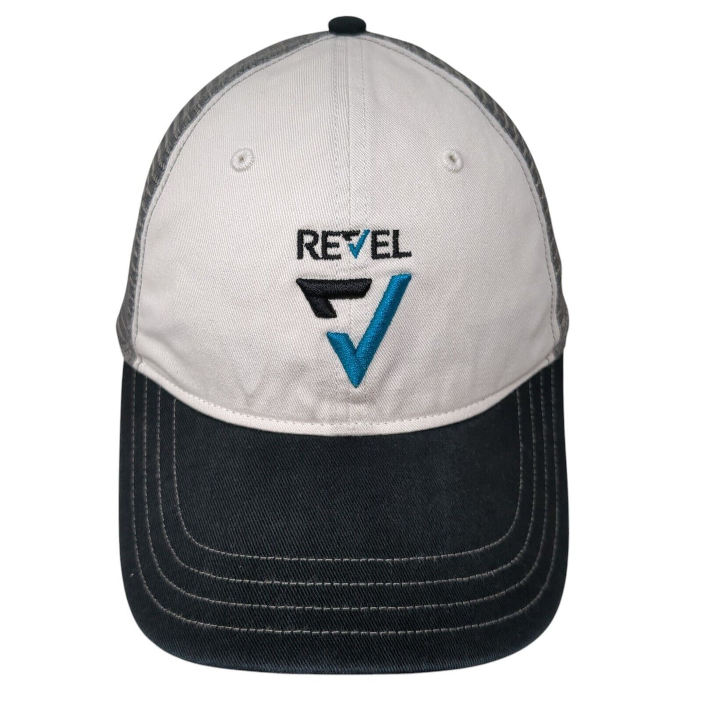 Revel Snapback Mesh Back Trucker Hat Multi M/L Colorblock Richardson