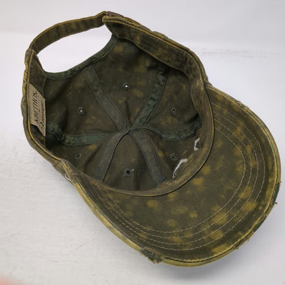 KBETHOS Baseball Cap Green One Size Distressed Army Cotton Slideback Hat