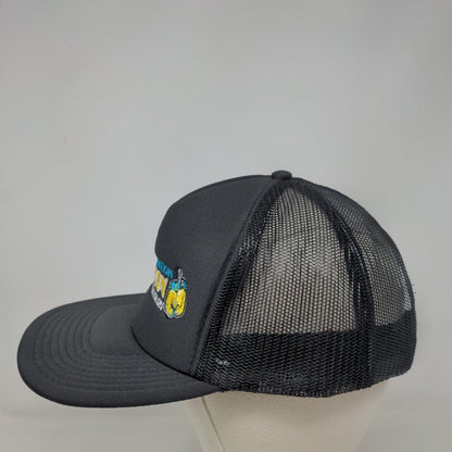 Tobacco Prevention Champion Snapback Trucker Hat Black One Size Mesh Back Otto