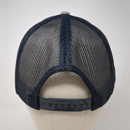 ST Snapback Mesh Back Trucker Hat Gray One Size Embroidered Richardson