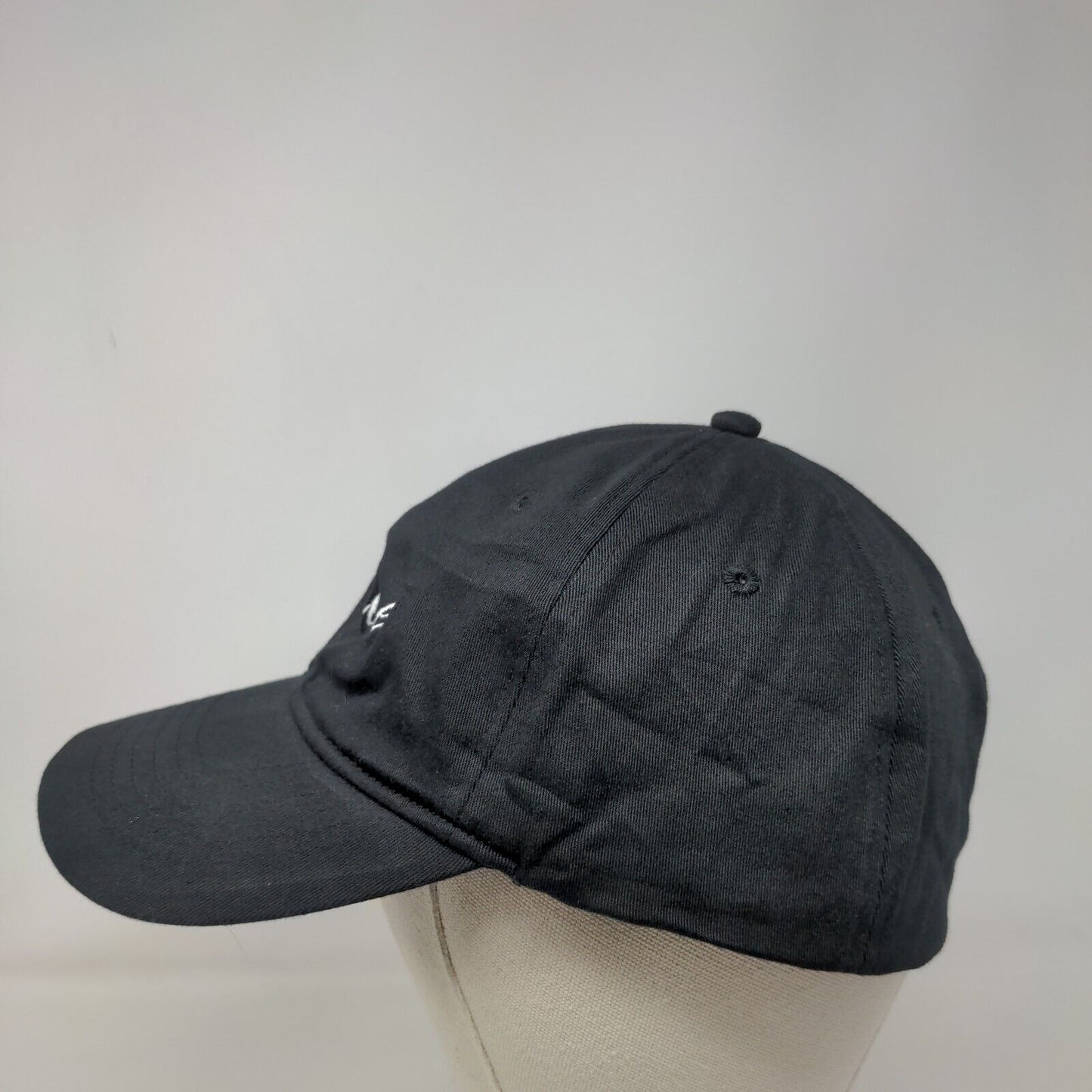Neptune Fitted Hat Black Large/XL Embroidered 6 Panel Nu-Fit KC Caps