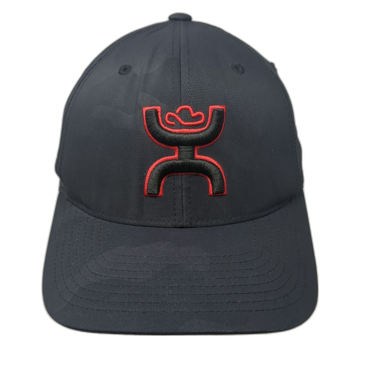 Hooey Baseball Cap Black M Flexfit US Flag Underbrim Punisher Skull Camo Hat