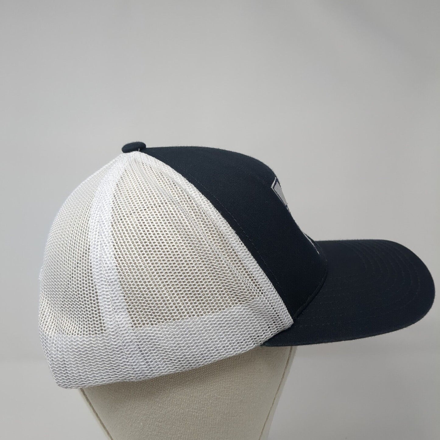 Middleton Snapback Trucker Hat Blue OS Adjustable Mesh Back Pacific Headwear