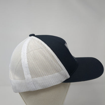 Middleton Snapback Trucker Hat Blue OS Adjustable Mesh Back Pacific Headwear