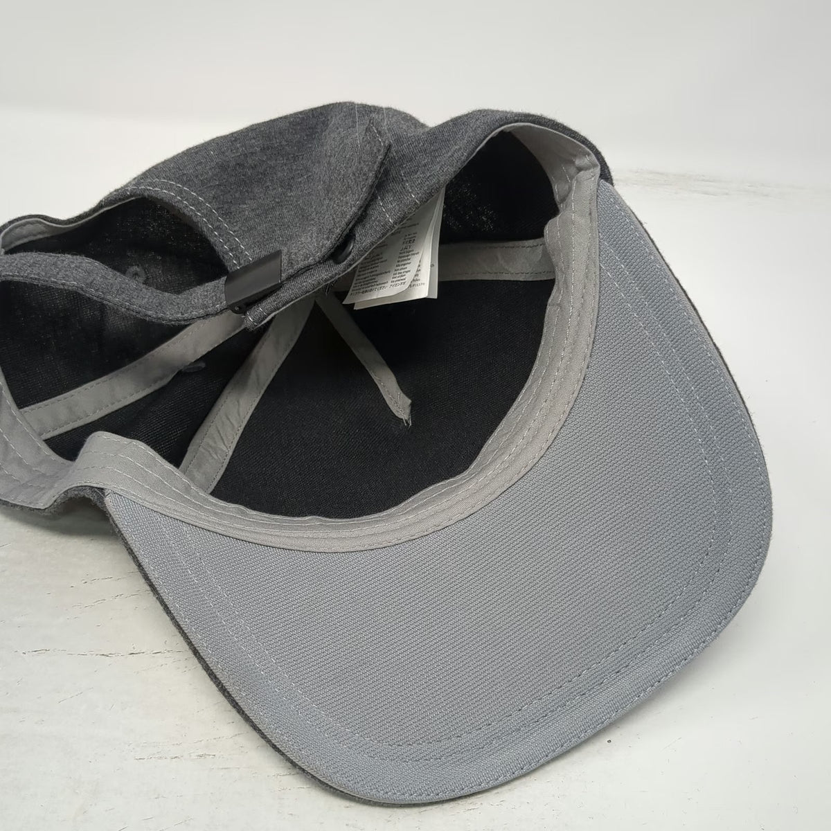 Land Rover Defender 5 Panel Gray One Size Strapback Hat Contrast Stitching