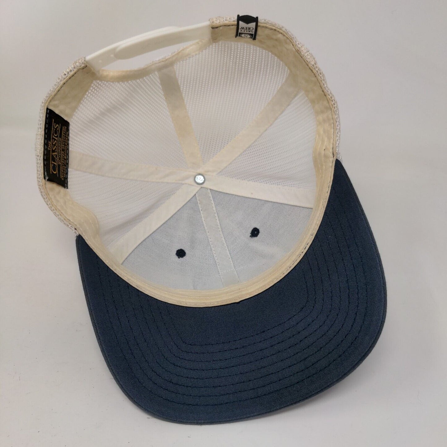 Salty Crew Chasing Tail Snapback Mesh Back Trucker Hat Blue One Size