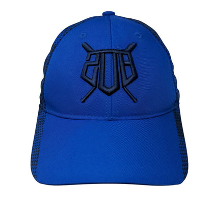Sport-Tek Strapback Hat Blue OSFA Adjustable Embroidered Camo 6 Panel