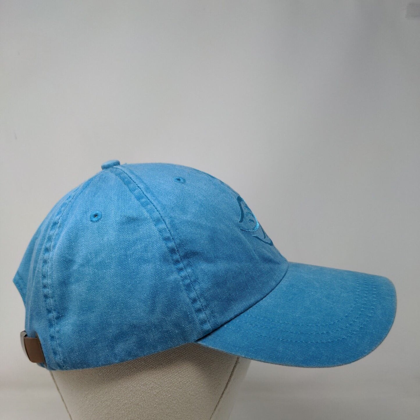 Unbranded Slideback Hat Blue One Size Embroidered Logo Adjustable