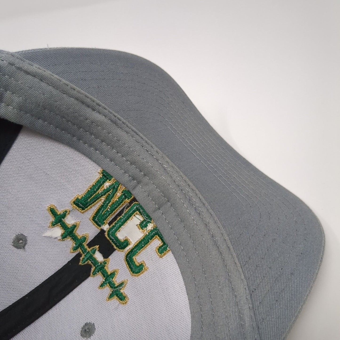 MCC Snapback Trucker Hat Gray One Size Mesh Back Embroidered NV Caps