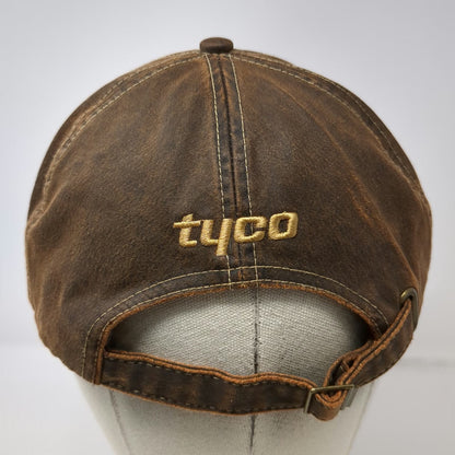 K-Products Baseball Cap Brown One Size Distressed Strapback Ansul Tyco Hat