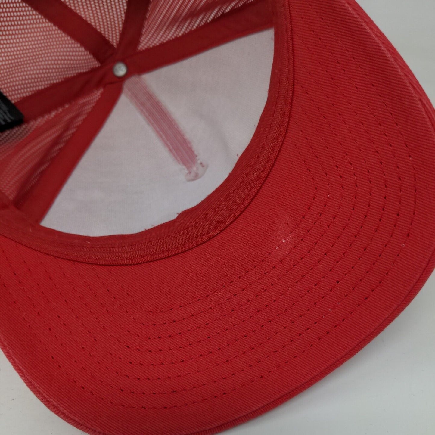 Hurley Snapback Mesh Back Trucker Hat Red One Size The Classics Yupoong