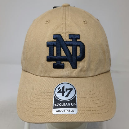 '47 Notre Dame Fighting Irish NCAA Beige One Size Cap Slideback Adjustable Hat