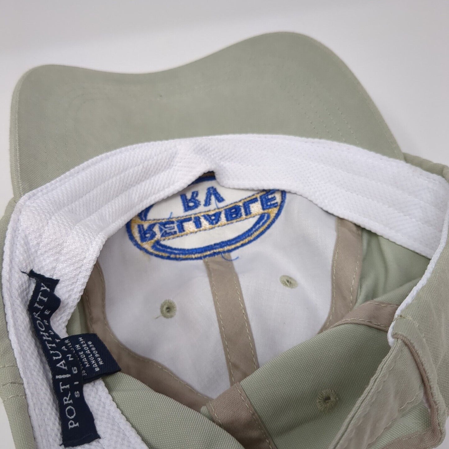 Reliable RV Slideback Hat Green One Size Adjustable Port Authority