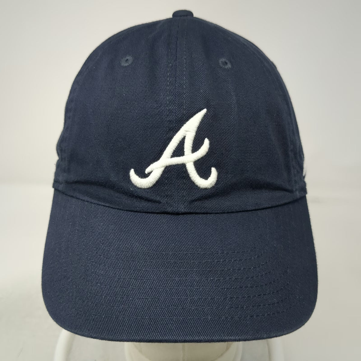 Atlanta Braves MLB Nike Baseball Cap Blue One Size Heritage86 Slideback Hat Logo