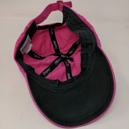 Centennial Golf Course Slideback Hat Pink One Size Solid Embroidered