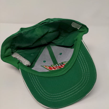 Mountain Dew Adventure's First Stop Maverick Strapback Hat Green OS Embroidered