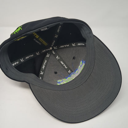 Spiderz Sin City Fitted Hat Black Medium Embroidered Flexfit Richardson